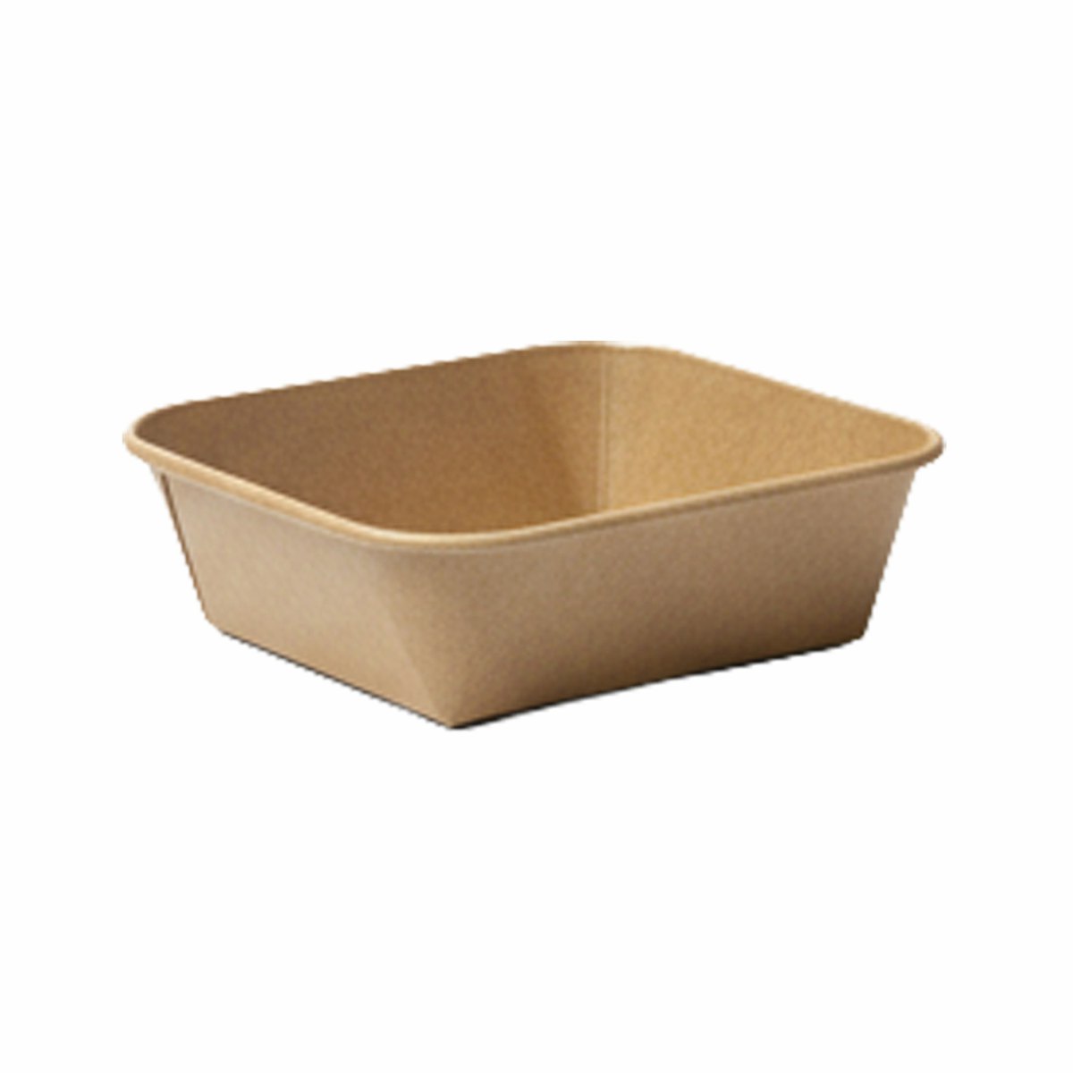 Kraft square paperboard container 16oz thumbnail 4
