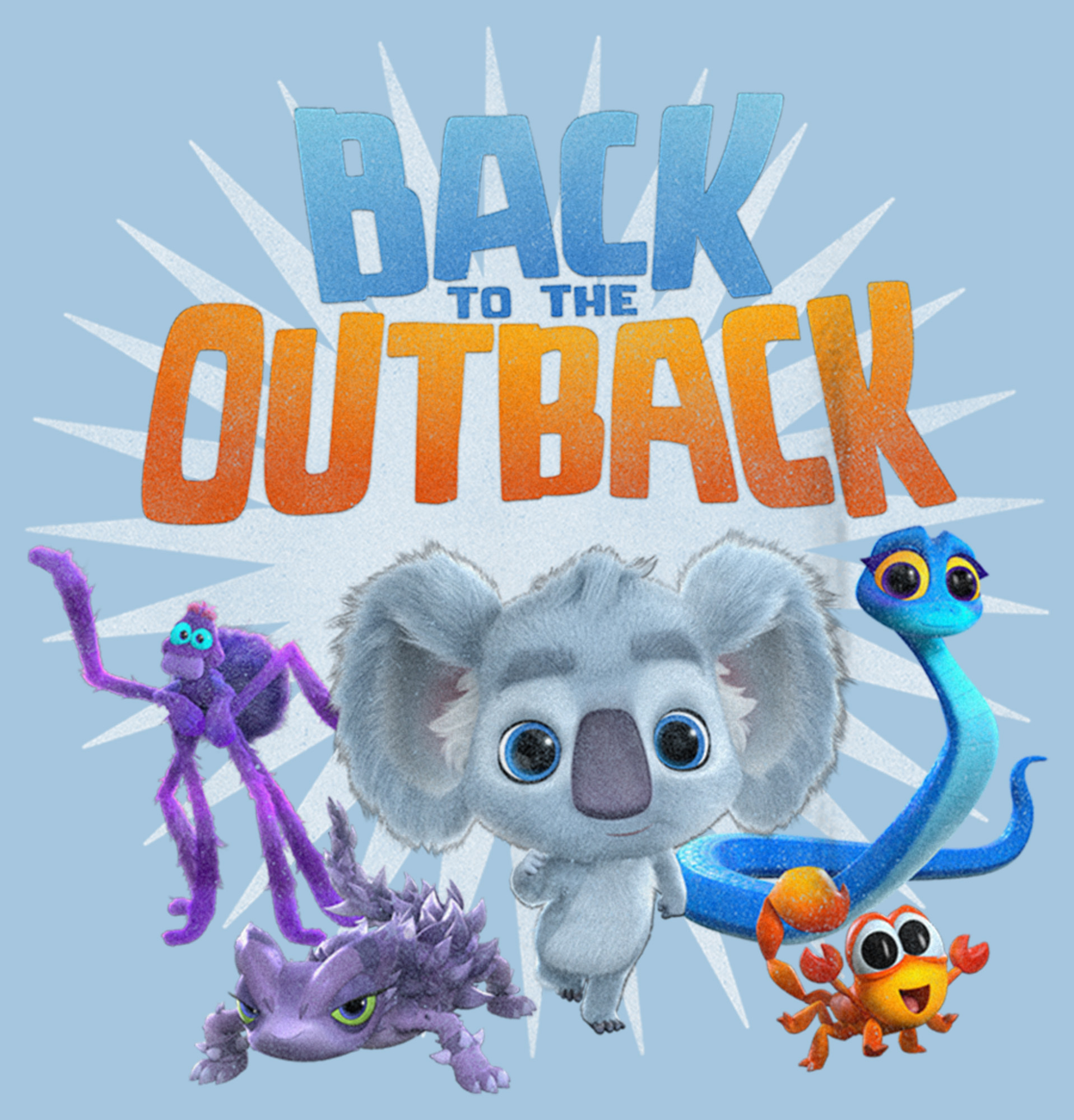 Back To The Outback Pretty Boy, Maddie and Zoe Boys Single Character Hoodie, SIZ