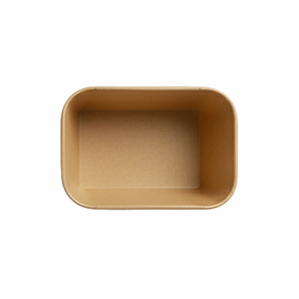 25oz Kraft rectangle paperboard container thumbnail 2