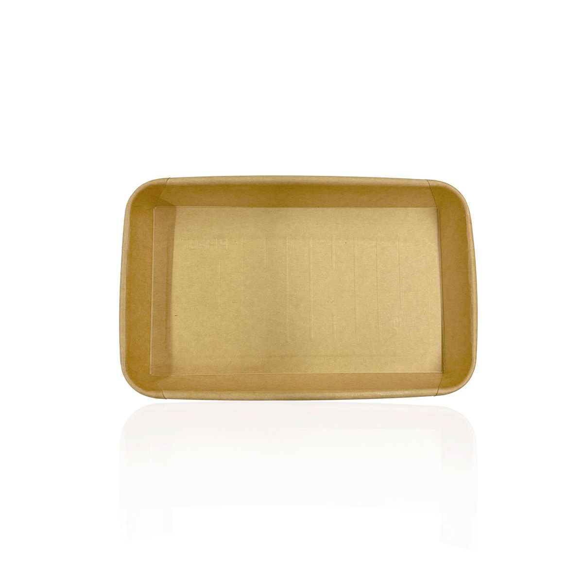 8.70 x 5.43 x 0.96 Kraft Paper Tray thumbnail 3