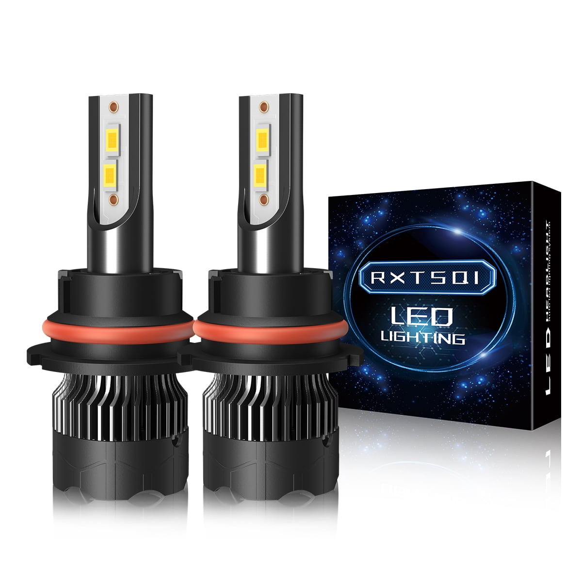 Feberg 12V HB5 H13 V15 LED Headlight, High Brightness Hi/Lo Beam, Universal Fit