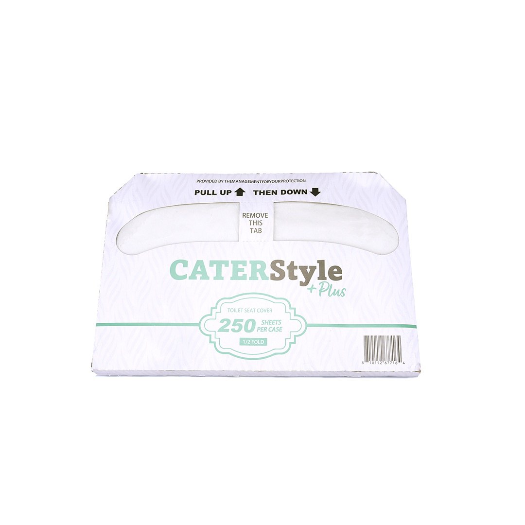 Toilet Seat Cover,1ply,1/2Fold,White thumbnail 2