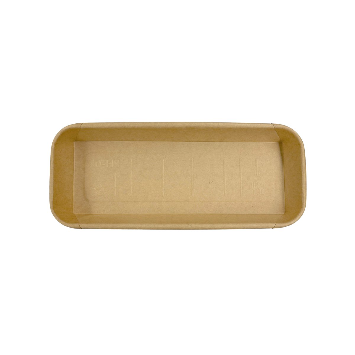8.70 x 3.58 x 0.96 Kraft Paper Tray thumbnail 2