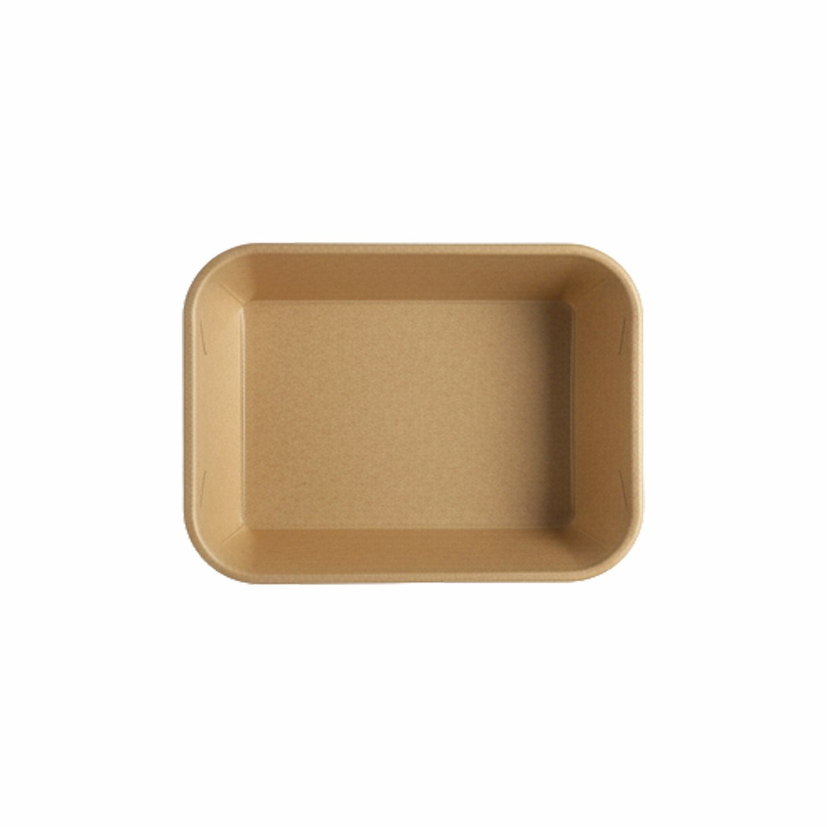 Kraft square paperboard container 67oz thumbnail 2