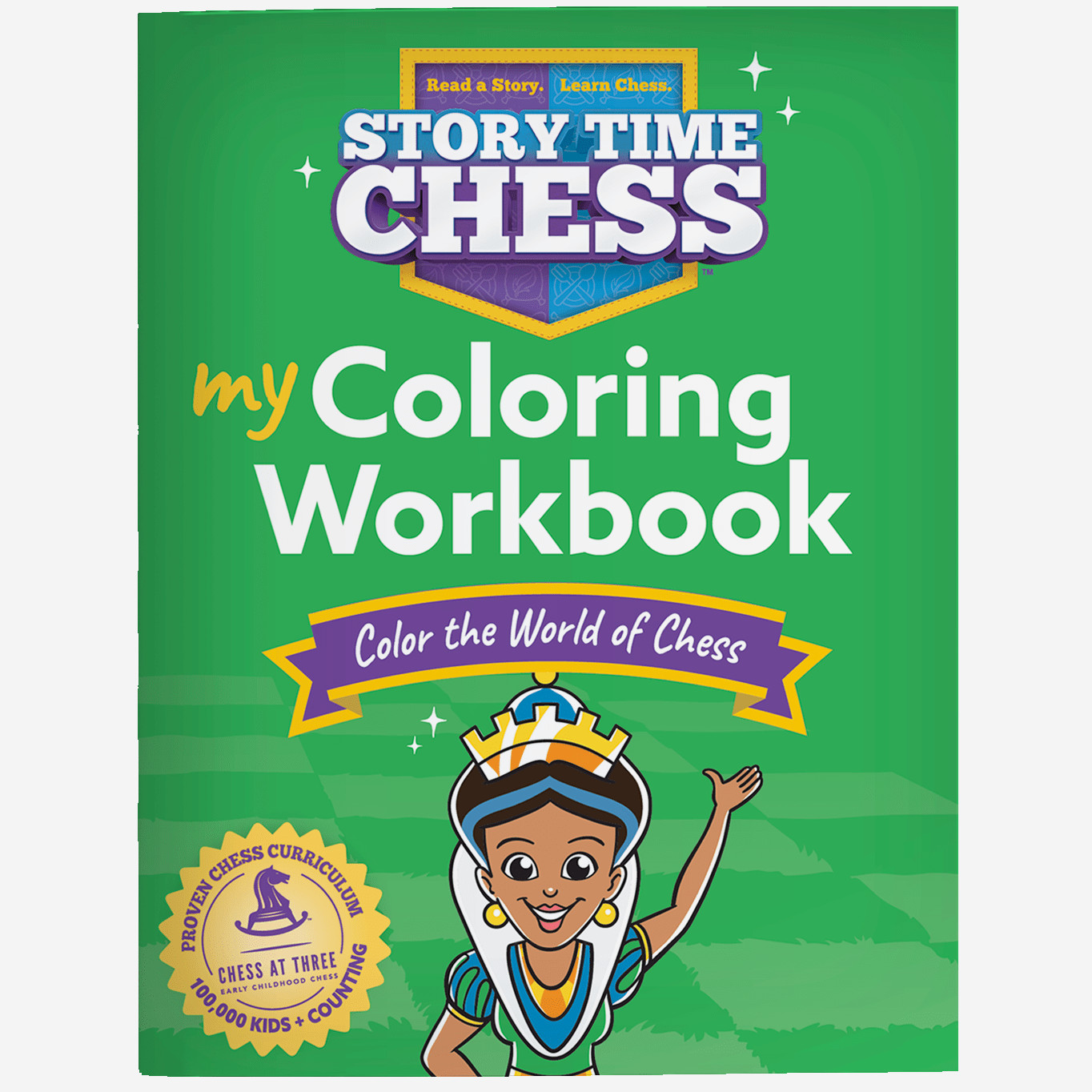 Story Time Chess-My Coloring Workbook-Book-Color the World of Chess-2021-Book 2