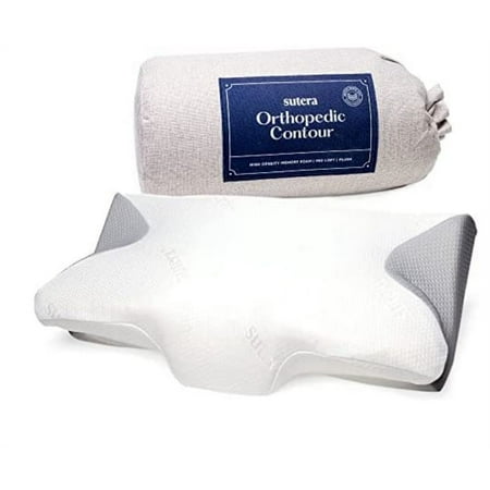 SUTERA - Contour Memory Foam Pillow for Sleeping Orthopedic Cervical Support