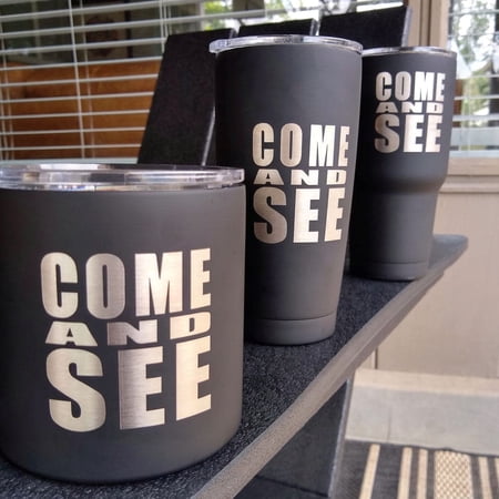 The Chosen "Come and See" Stainless Steel 16oz Tumbler Mug w/ Lid