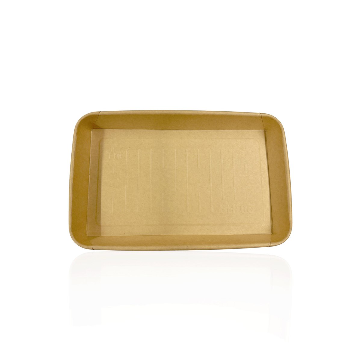 9.51 x 6.00 x 0.96 Kraft Paper Tray thumbnail 2