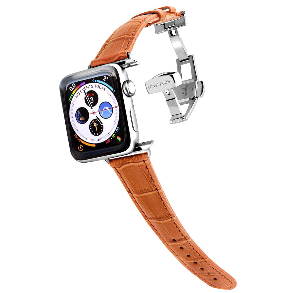 Watch Band Whiskey Brown/Silver