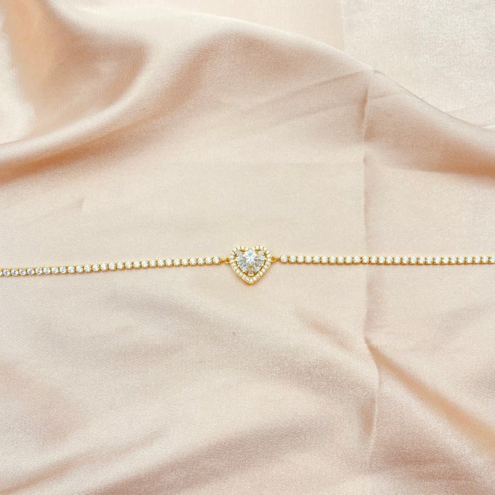 14K Tennis Bracelet, 9.75 g thumbnail 3
