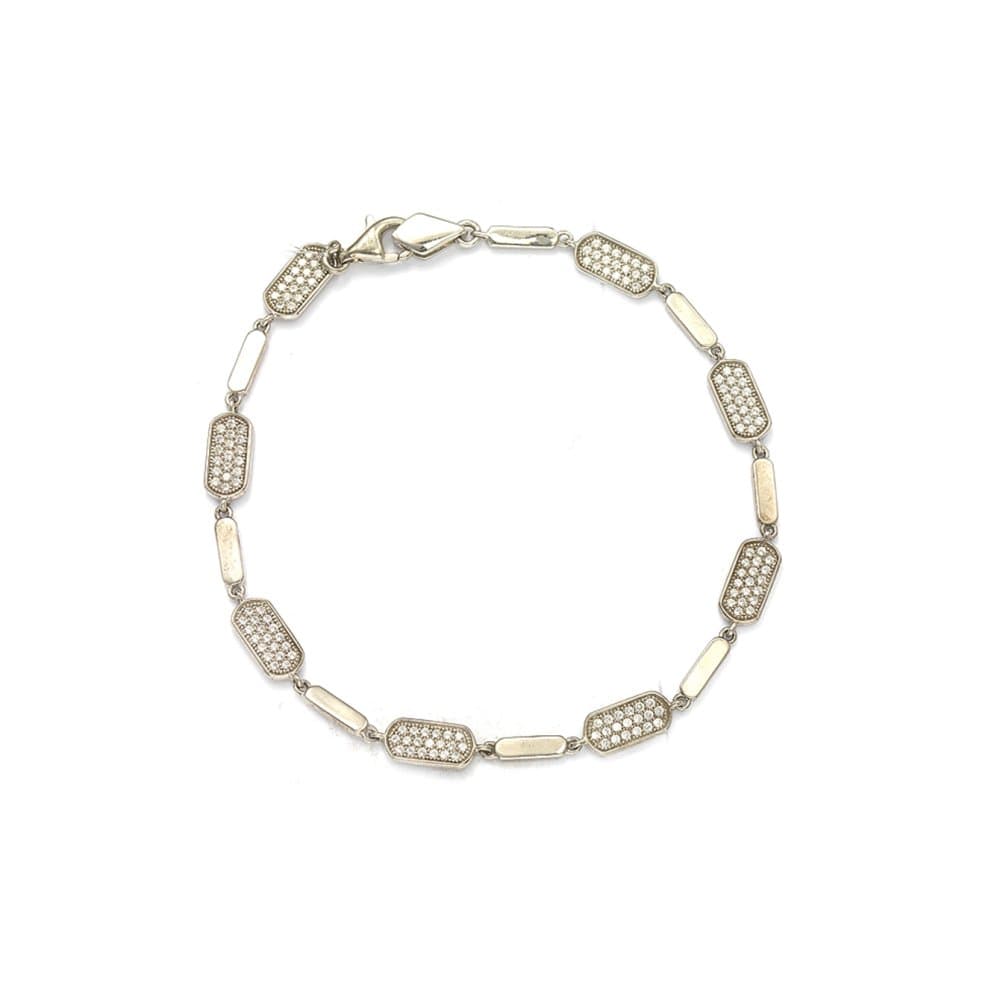 14K Micro-Set Bracelet, 6.2 g thumbnail 2