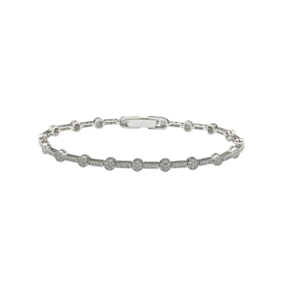 14K Micro-Set Bracelet, 7.13 g thumbnail 2