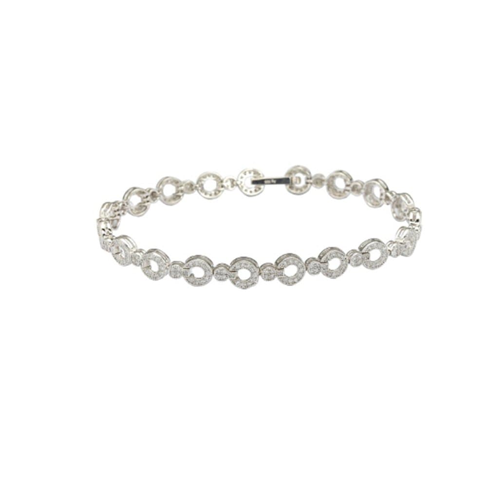 14K Micro-Set Bracelet, 7.78 g thumbnail 2