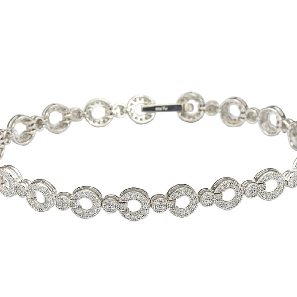 14K Micro-Set Bracelet, 7.78 g thumbnail 1