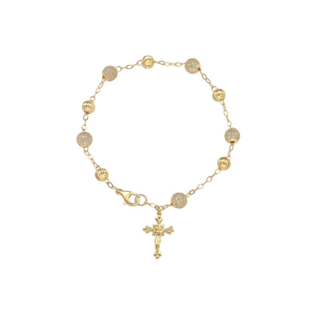14K Micro-Set Bracelet, 4.91 g thumbnail 2