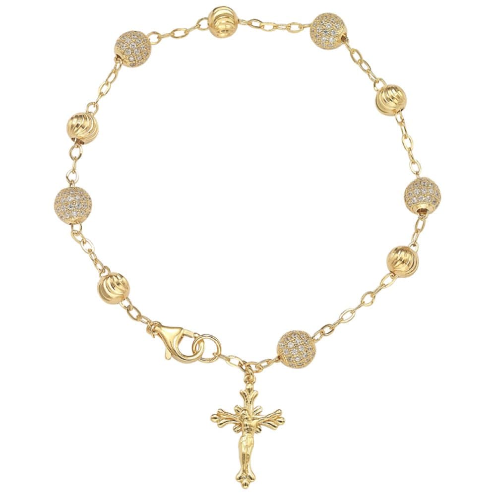 14K Micro-Set Bracelet, 4.91 g thumbnail 1