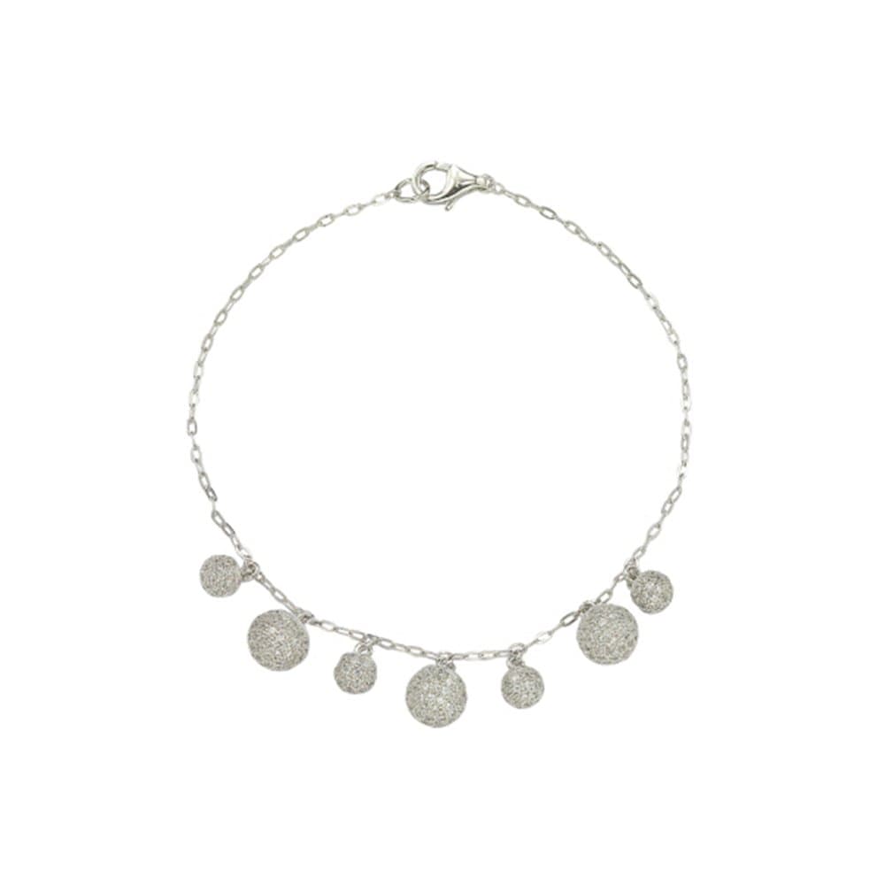 14K Micro-Set Bracelet, 4.06 g thumbnail 2