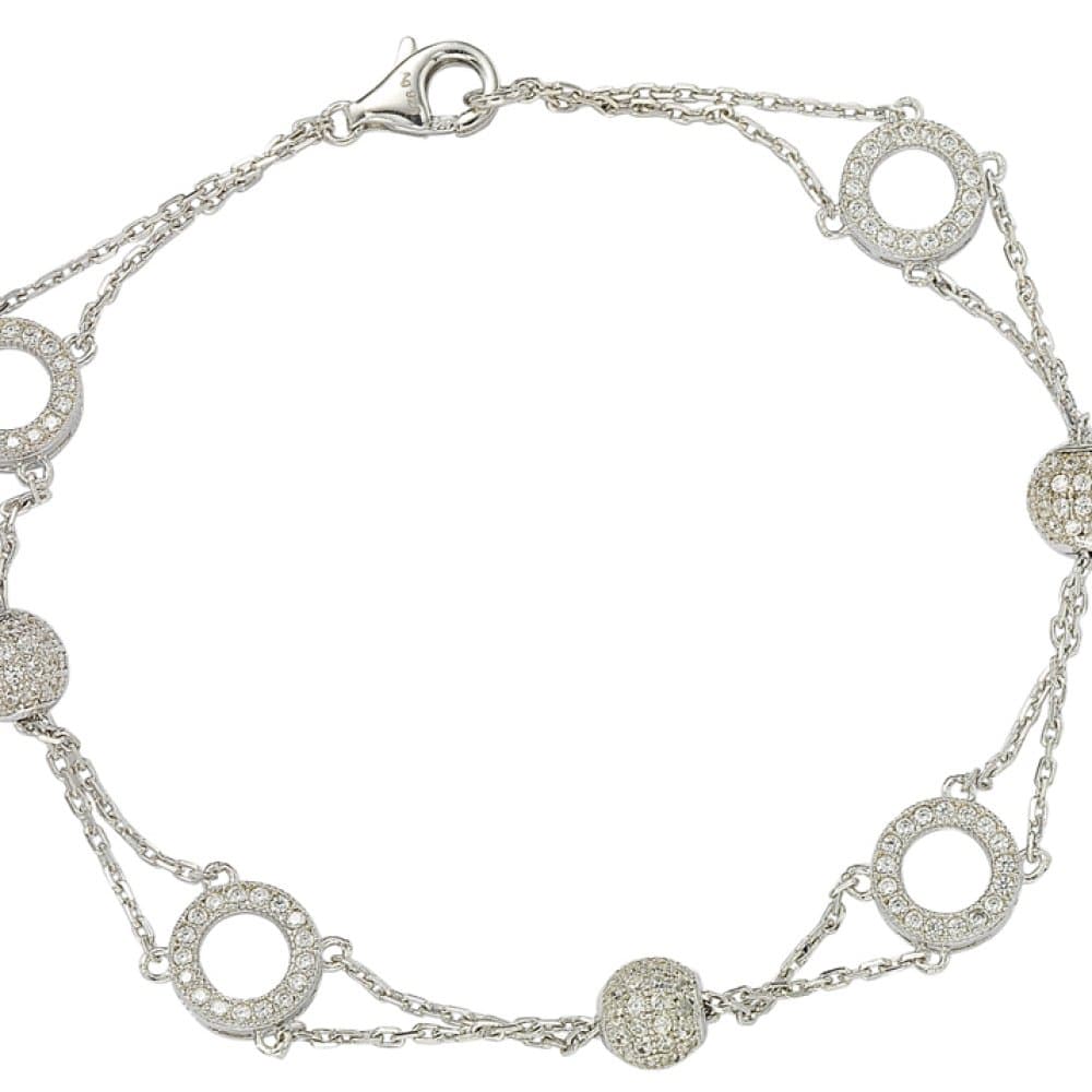 14K Micro-Set Bracelet, 4.62 g 缩略图 1