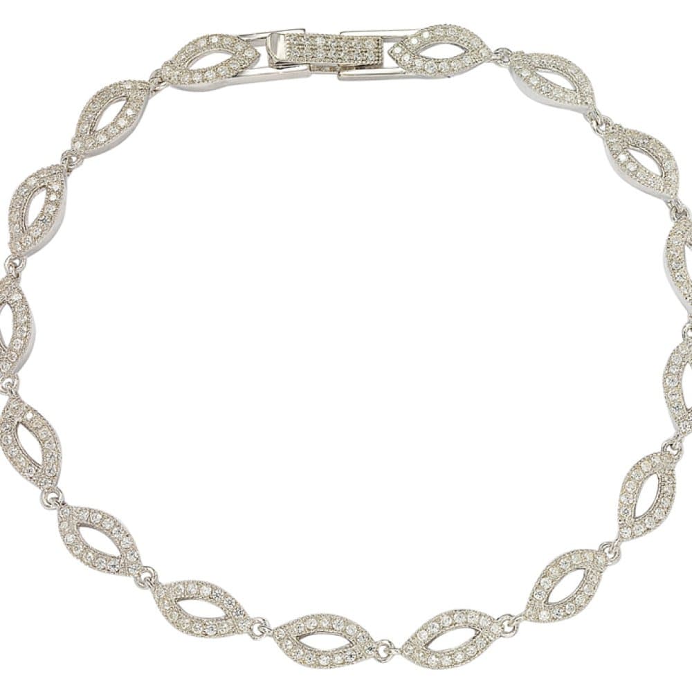 14K Micro-Set Bracelet, 6.1 g thumbnail 1