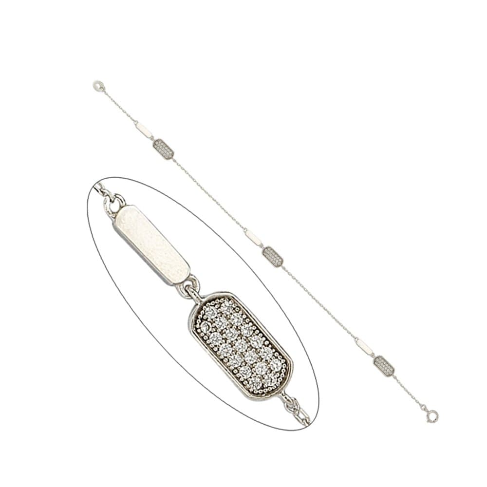 14K Micro-Set Bracelet, 2.19 g thumbnail 1