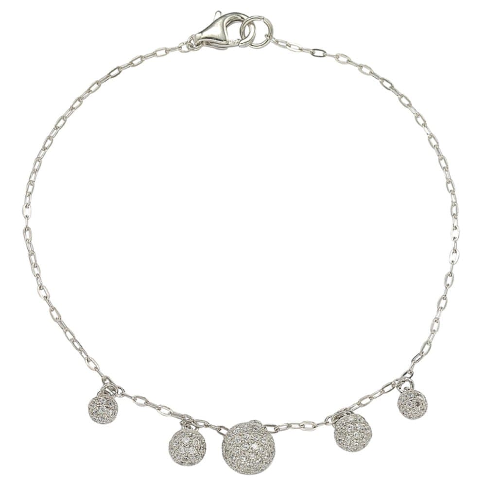 14K Micro-Set Bracelet, 2.41 g thumbnail 1
