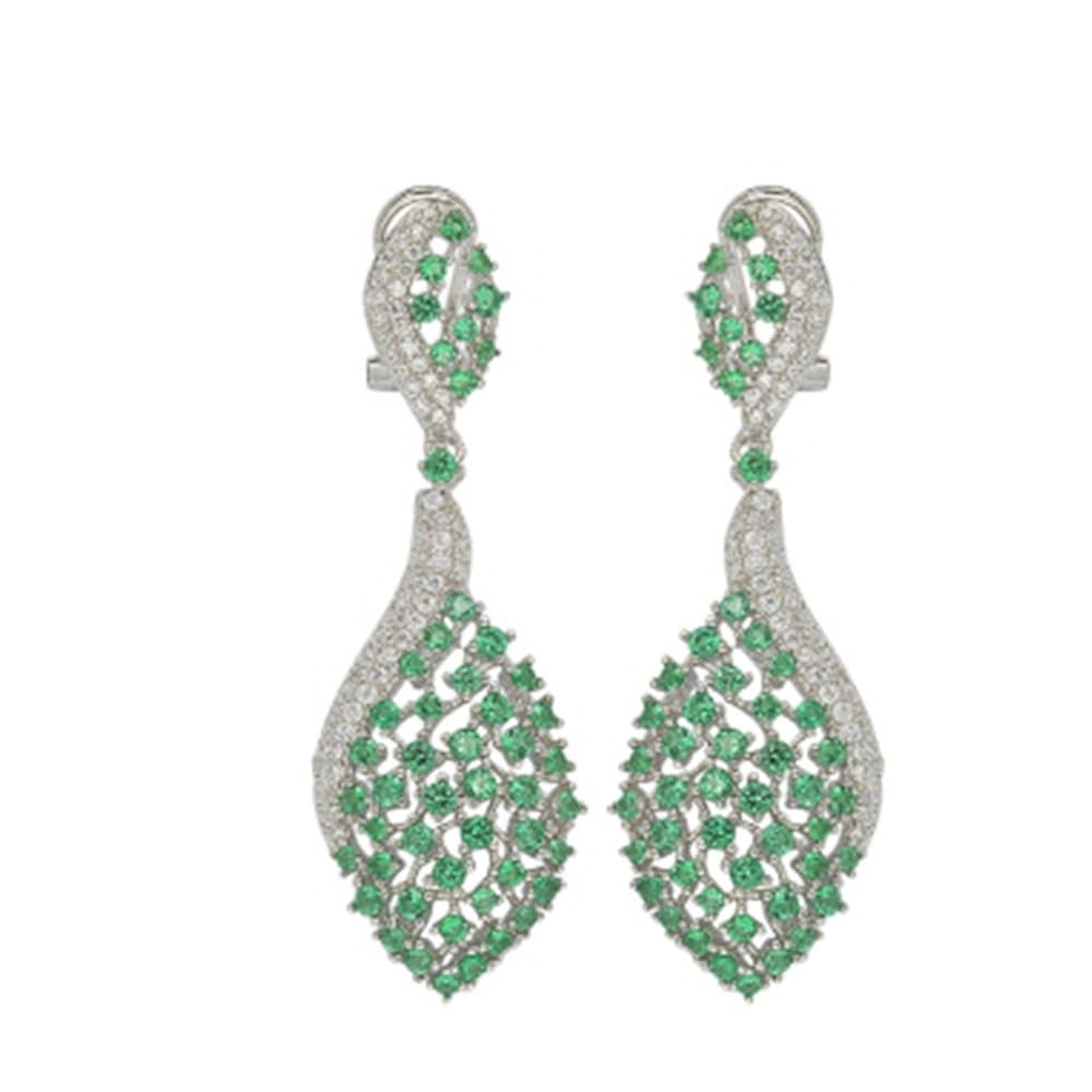 14K Dangle Earrings, 10.45 g — Fancy Collection thumbnail 1