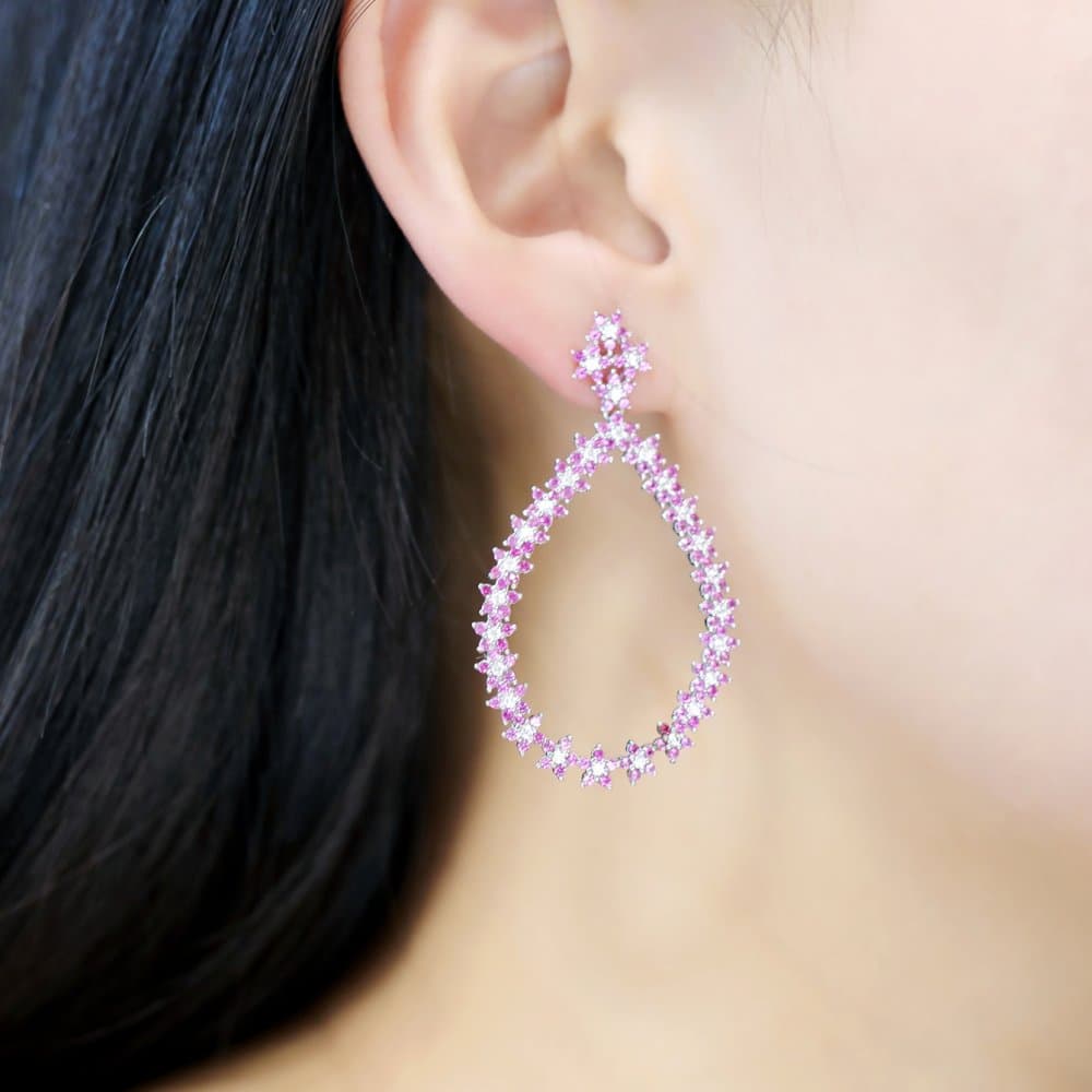 14K Dangle Earrings, 12.52 g — Fancy Collection thumbnail 2