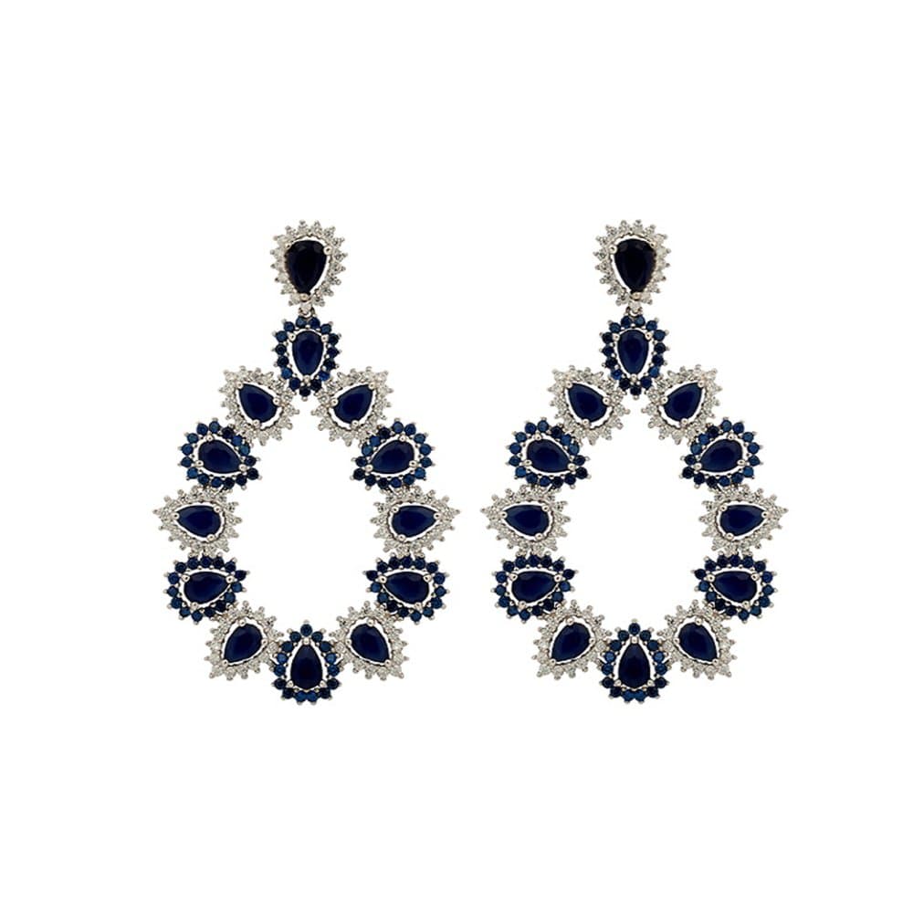 14K Dangle Earrings, 17.76 g — Fancy Collection thumbnail 2