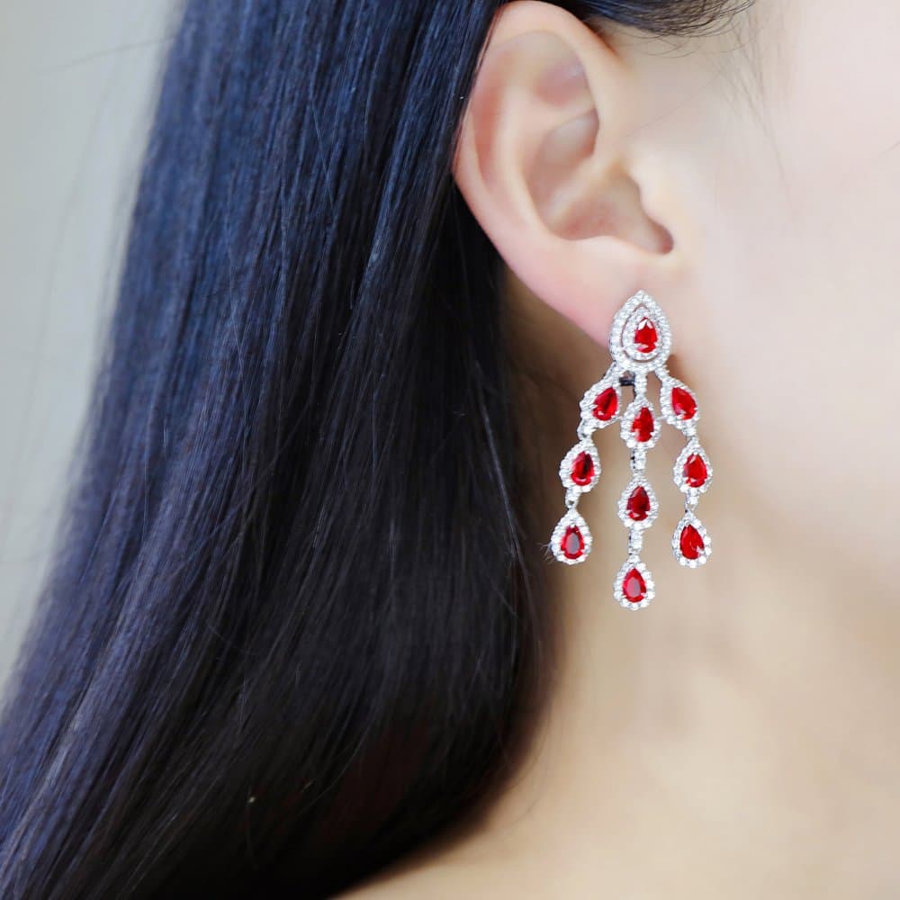 14K Dangle Earrings, 13.91 g — Fancy Collection thumbnail 3