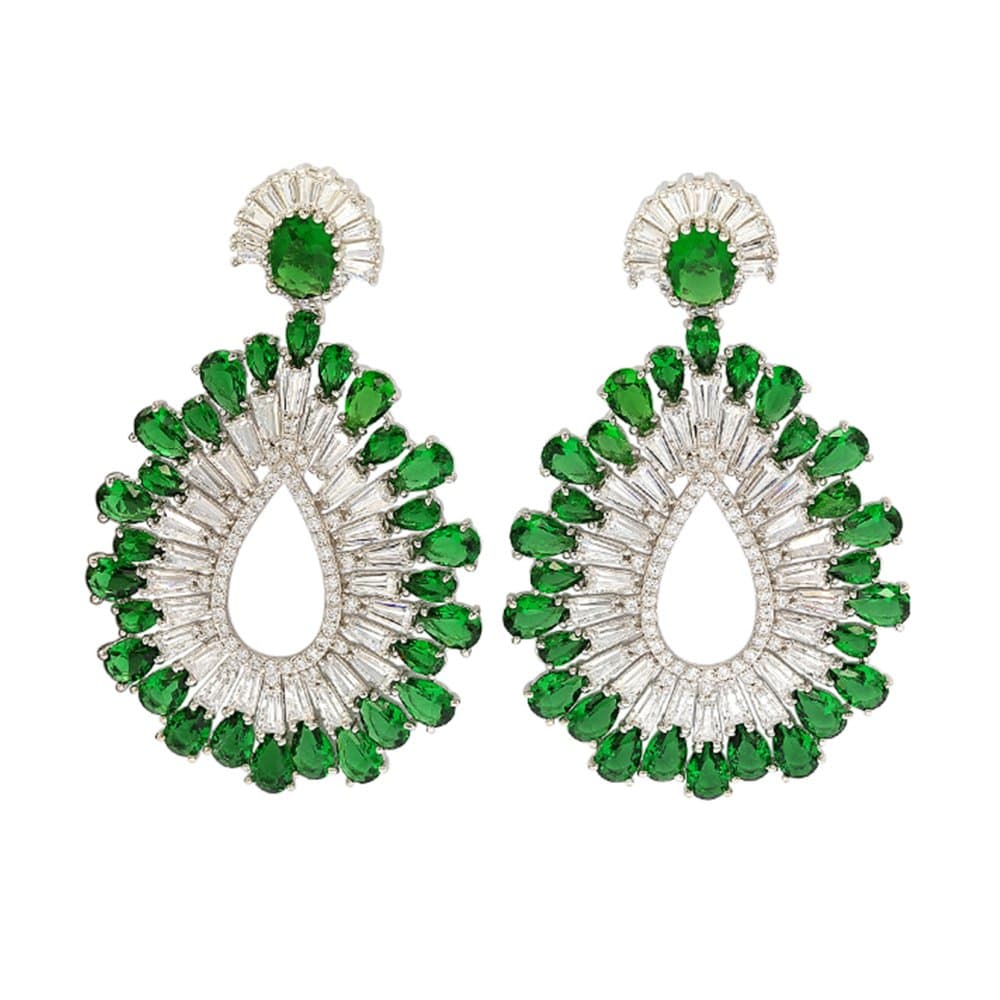 14K Dangle Earrings, 25.85 g — Fancy Collection 缩略图 2