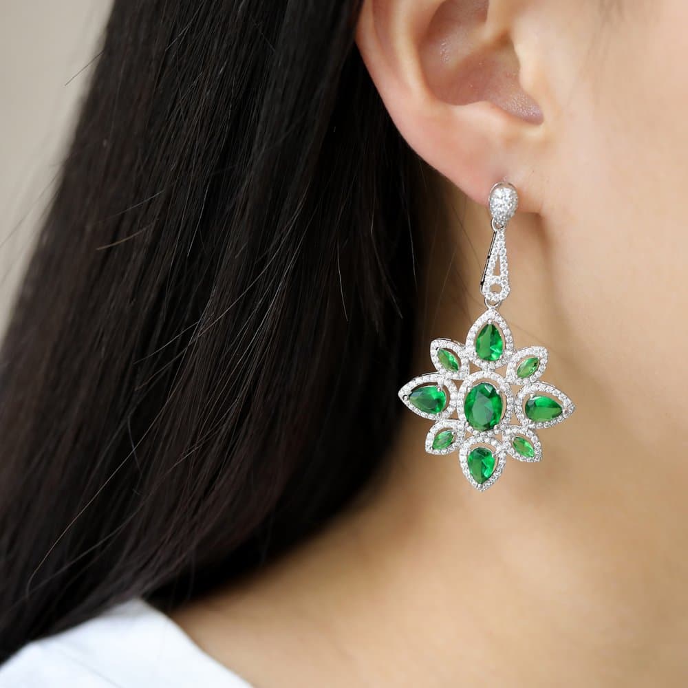 14K Dangle Earrings, 16.28 g — Fancy Collection thumbnail 3