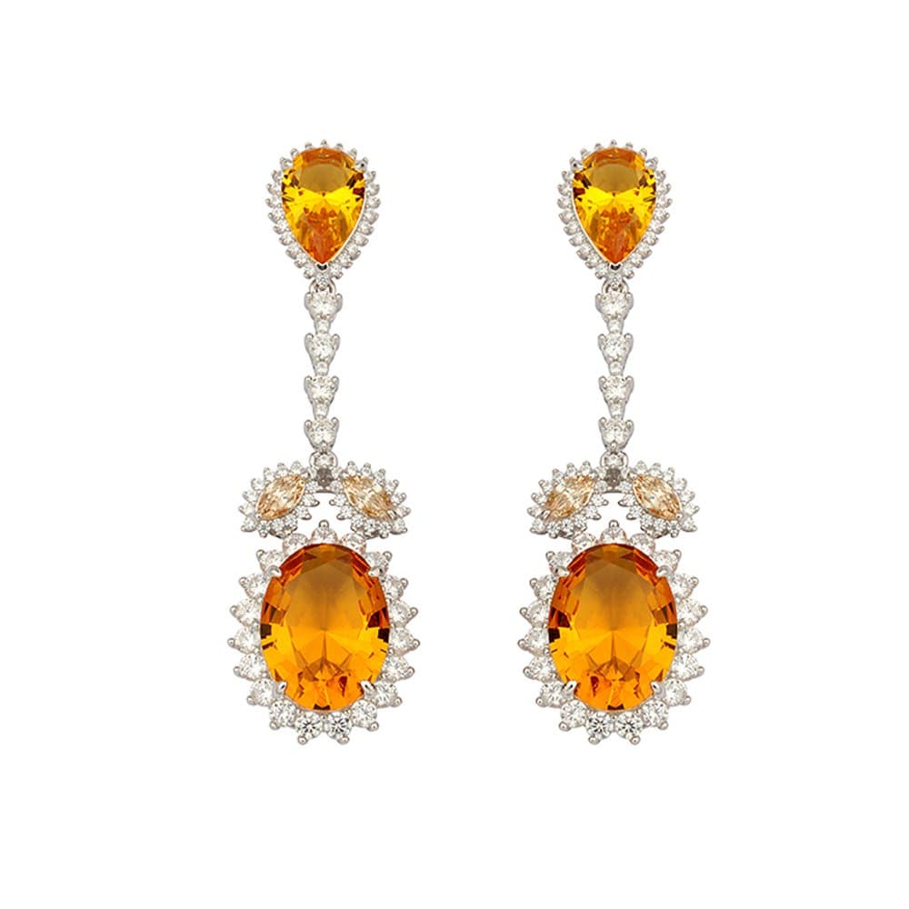 14K Dangle Earrings, 15.94 g — Fancy Collection 缩略图 2