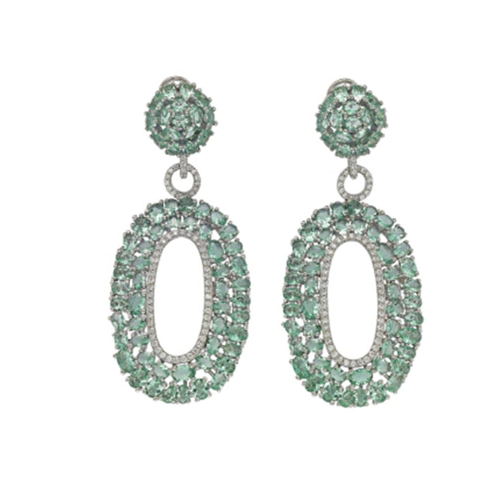 14K Dangle Earrings, 21.74 g — Fancy Collection thumbnail 1