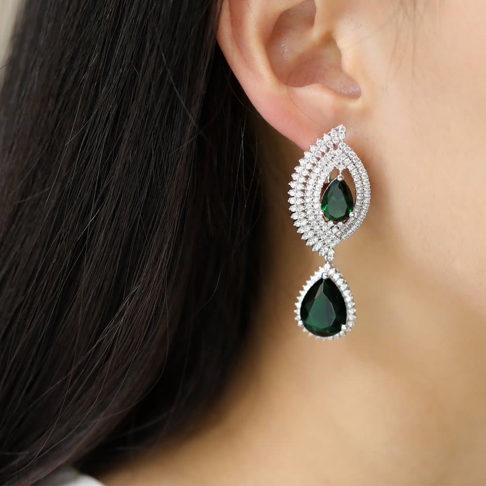 14K Dangle Earrings, 22.43 g — Fancy Collection 缩略图 2