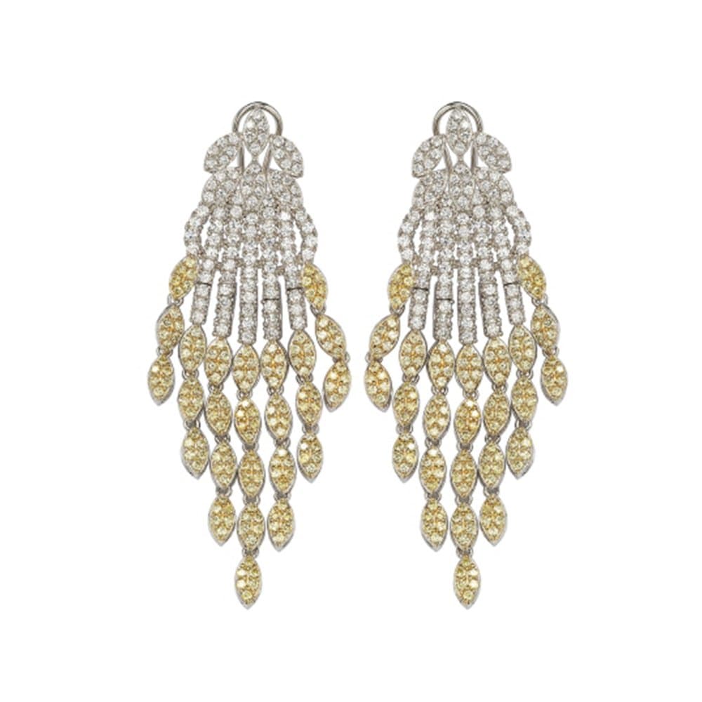 14K Dangle Earrings, 19.21 g — Fancy Collection 缩略图 1