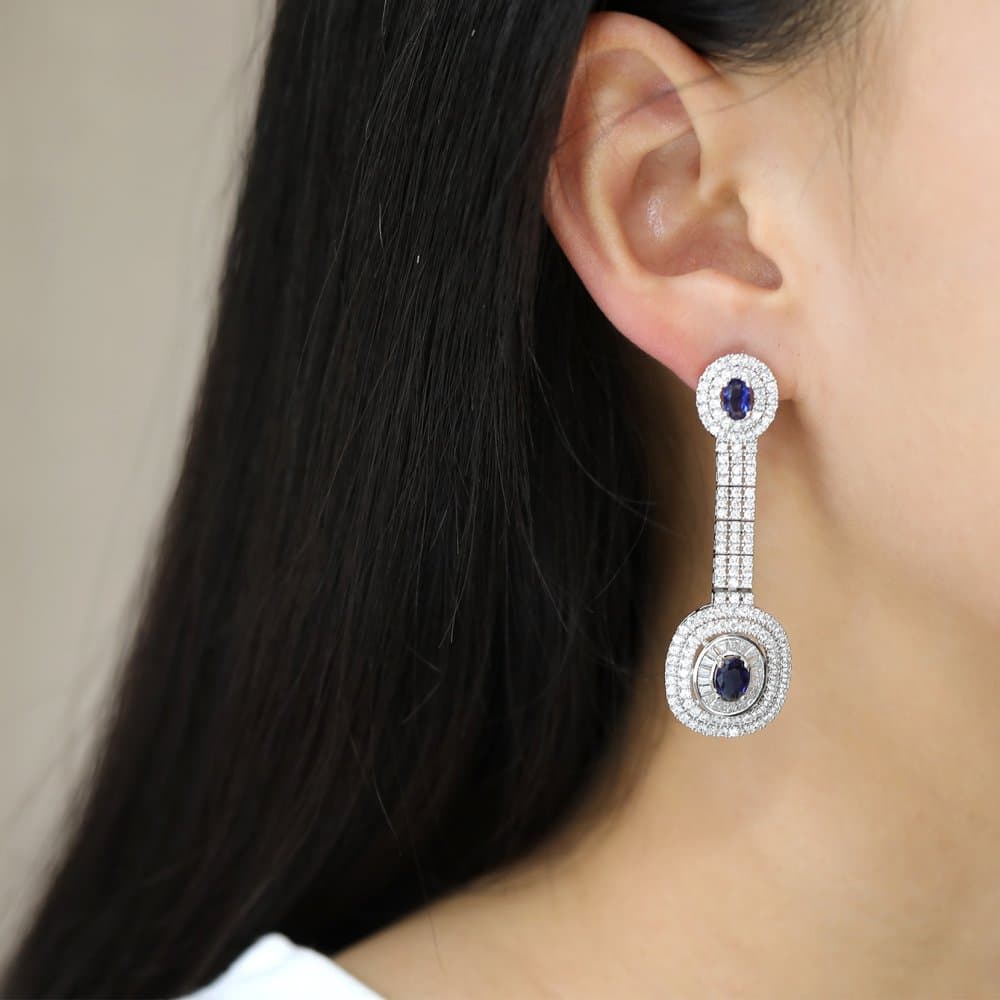 14K Dangle Earrings, 14.7 g — Fancy Collection thumbnail 2