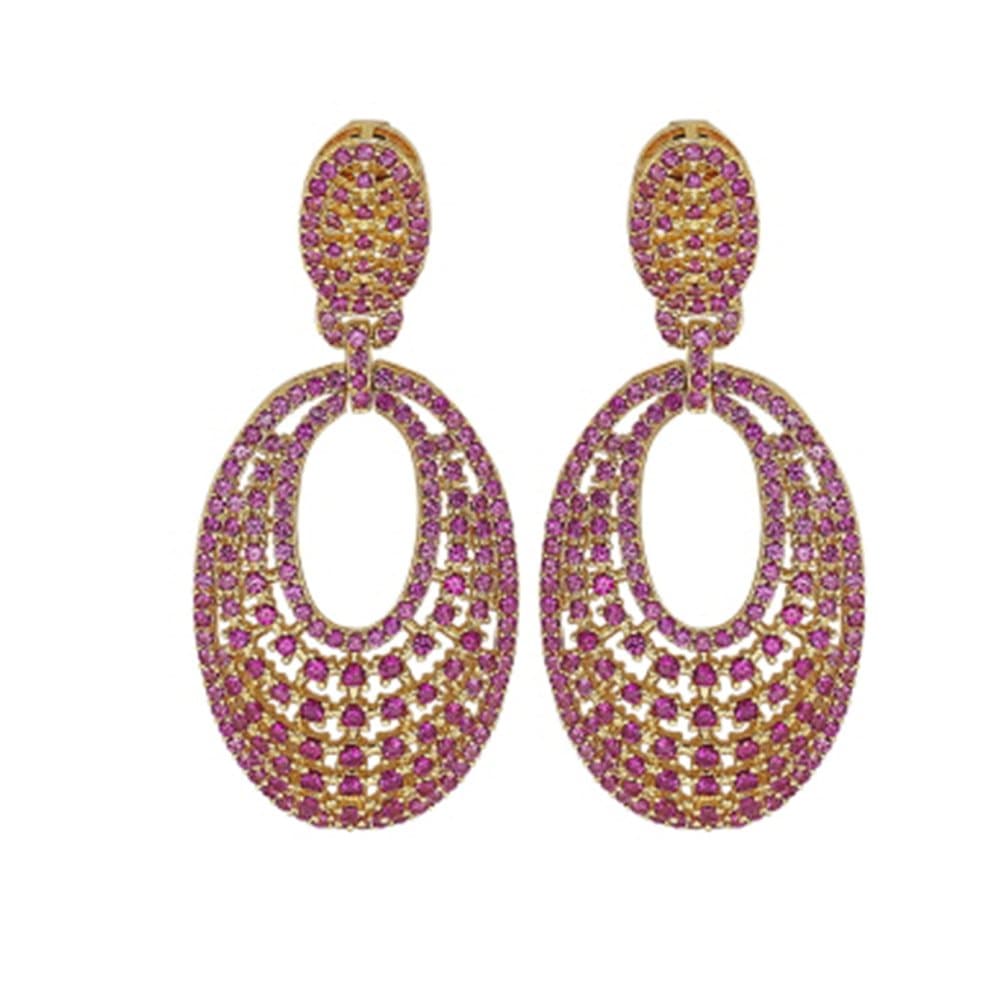 14K Dangle Earrings, 15.37 g — Fancy Collection 缩略图 1