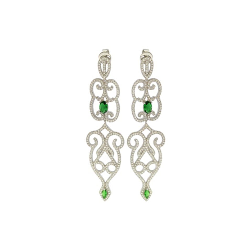 14K Dangle Earrings, 18.53 g — Fancy Collection 缩略图 1