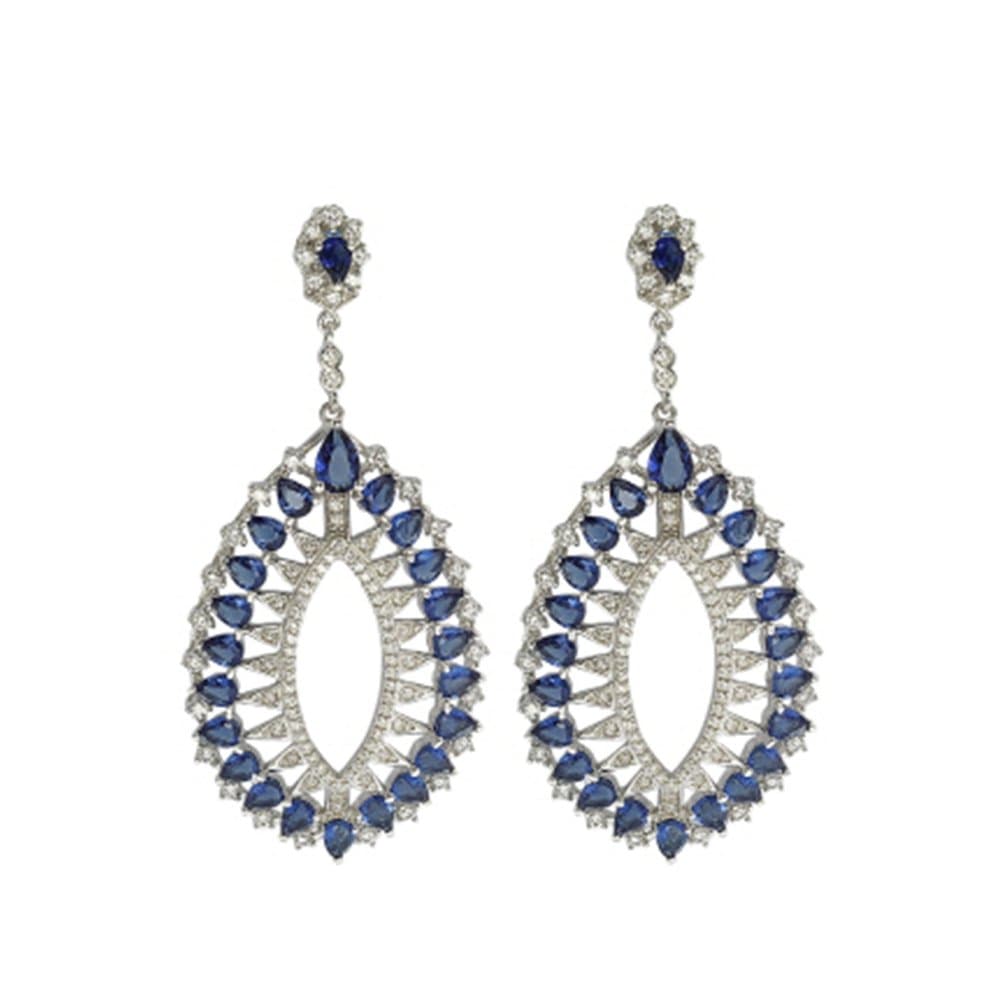 14K Dangle Earrings, 21.14 g — Fancy Collection 缩略图 1