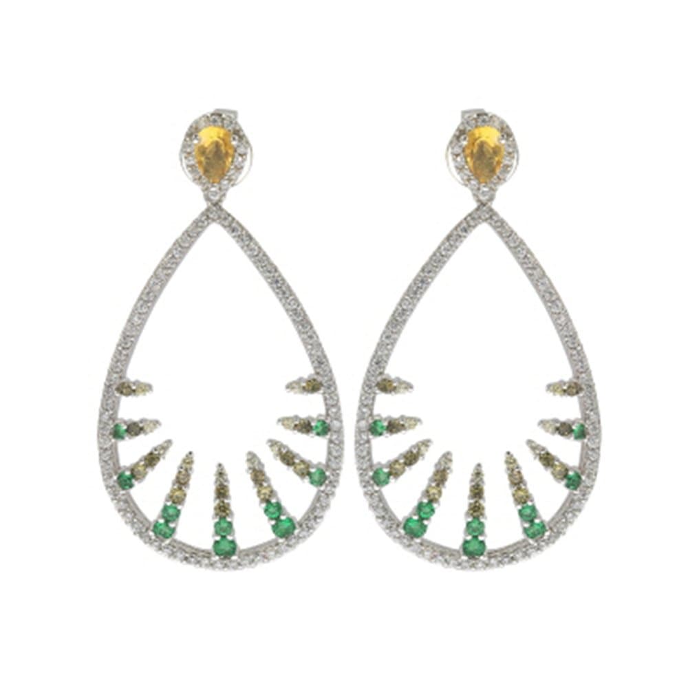 14K Dangle Earrings, 16.65 g — Fancy Collection thumbnail 1