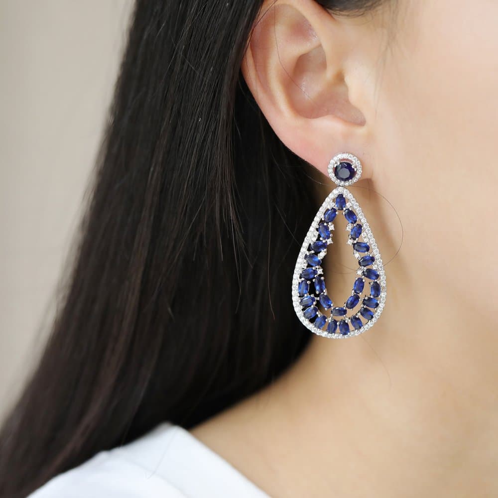 14K Dangle Earrings, 19.46 g — Fancy Collection thumbnail 2