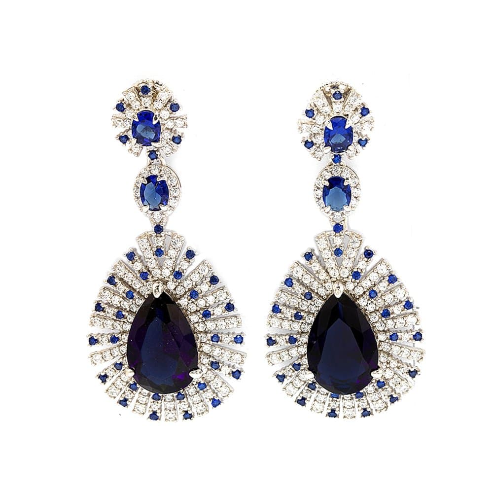 14K Dangle Earrings, 17.23 g — Fancy Collection 缩略图 1