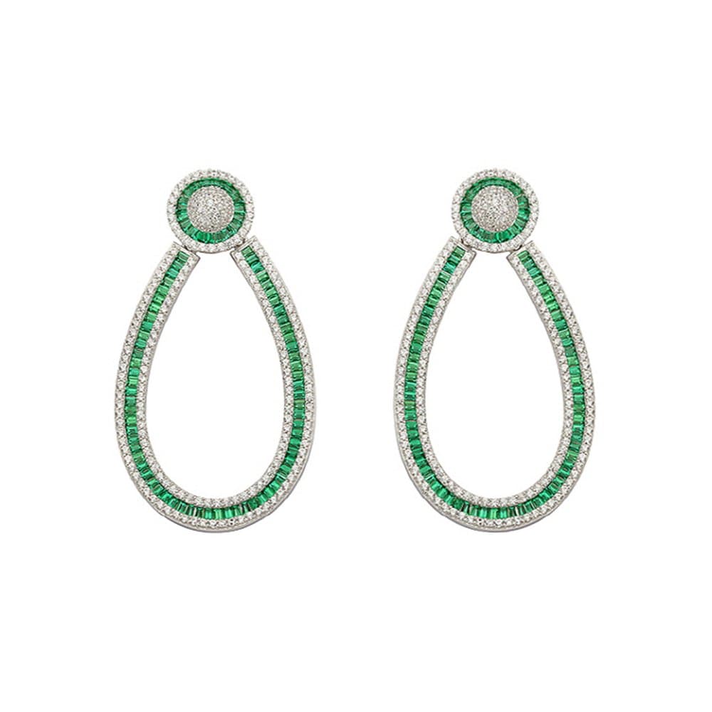 14K Dangle Earrings, 19.04 g — Fancy Collection 缩略图 1