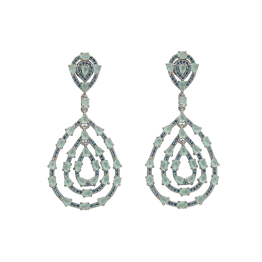 14K Dangle Earrings, 15.08 g — Fancy Collection 缩略图 1