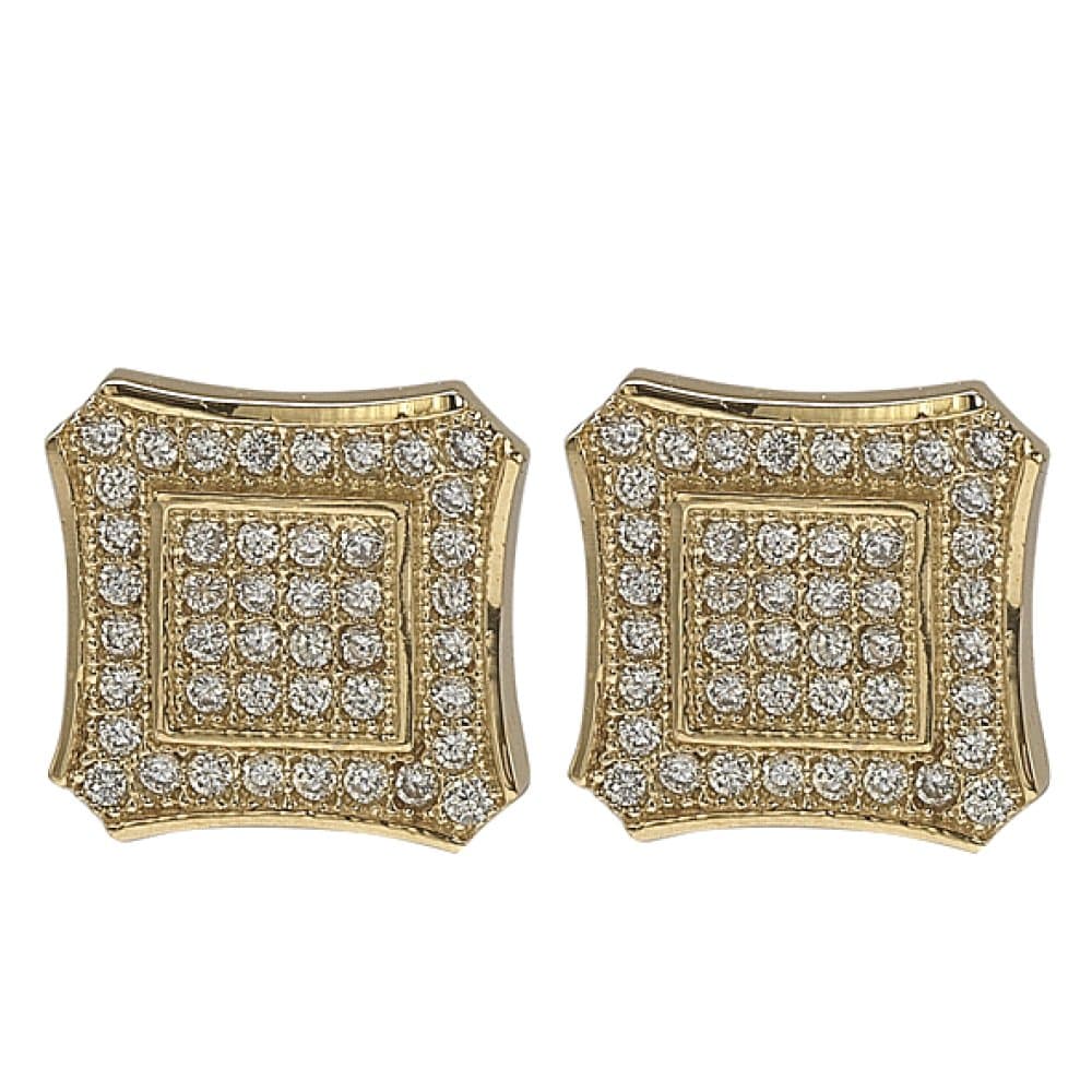 14K Men's Earrings, 2.96 g
