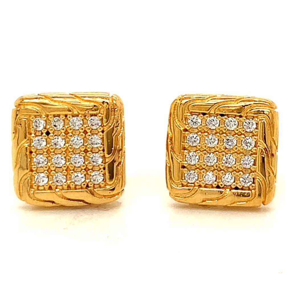 14K Men's Earrings, 3.83 g