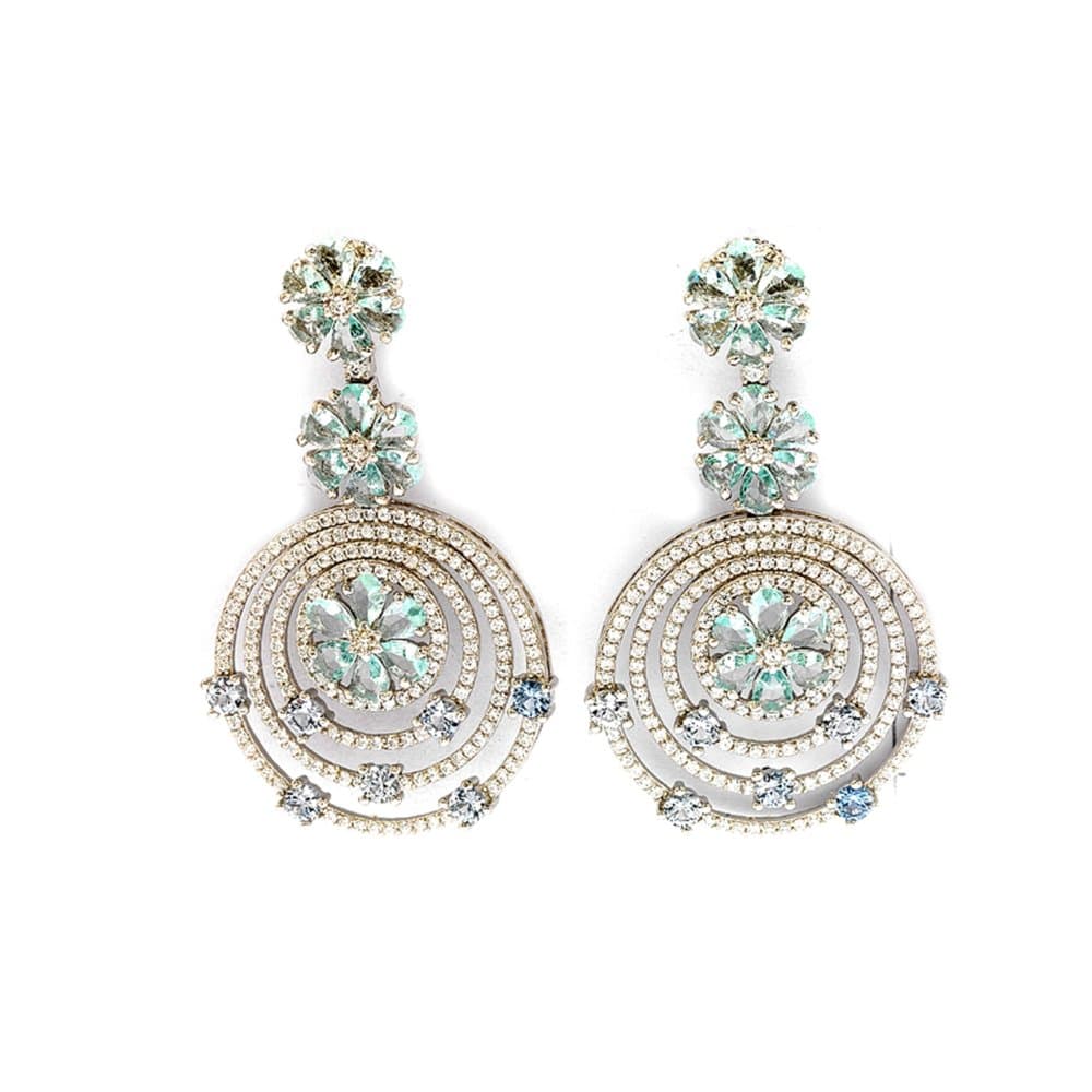 14K Dangle Earrings — Fancy Collection thumbnail 2