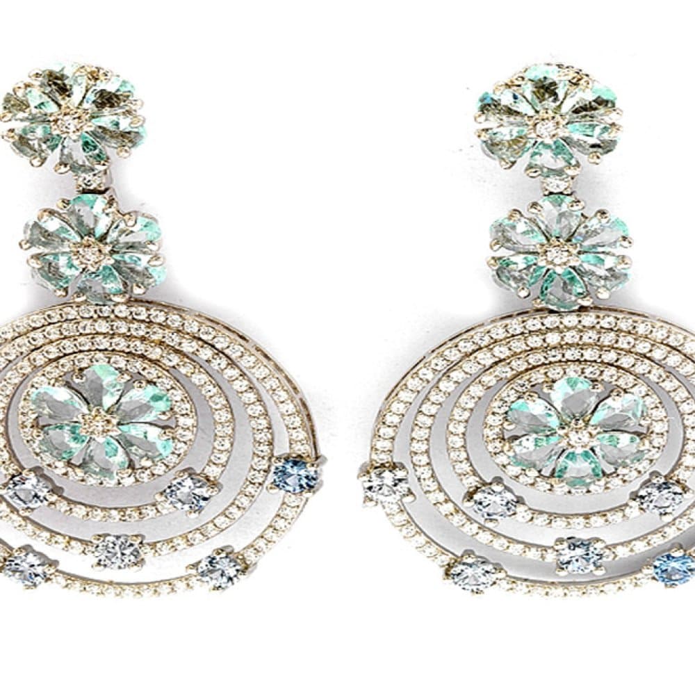 14K Dangle Earrings — Fancy Collection thumbnail 1