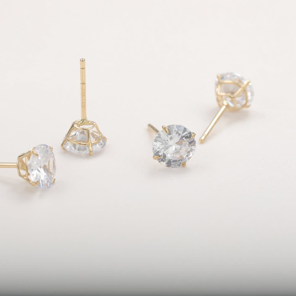 14K Basket Earrings thumbnail 1