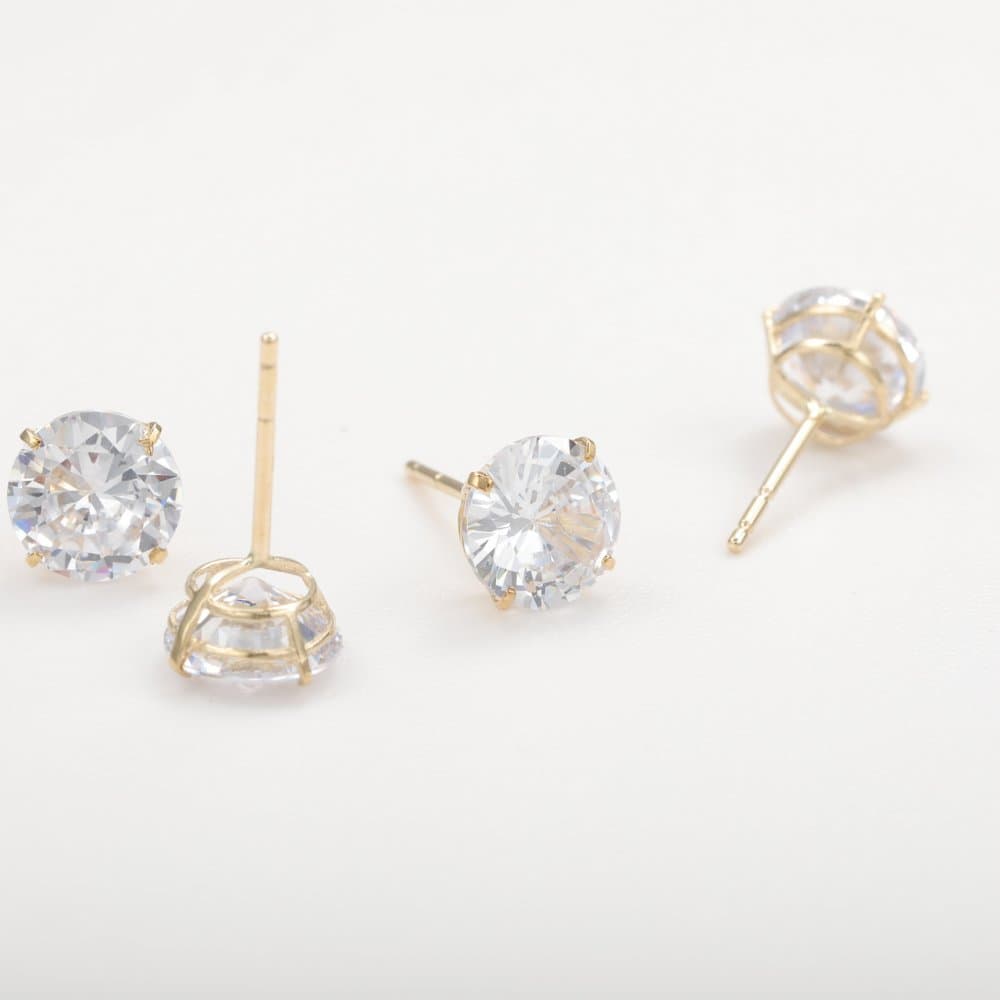14K Basket Earrings